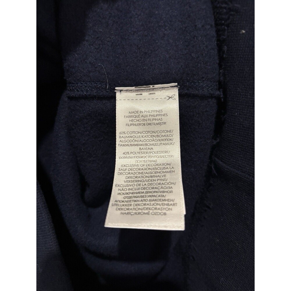 Polo Ralph Lauren Bear Sweatshirt Letterman Jacket Navy Size Small Rare - Picture 4 of 5